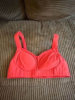 Lululemon Athletica Ta Ta Tamer II Bra Size C34 Coral Color